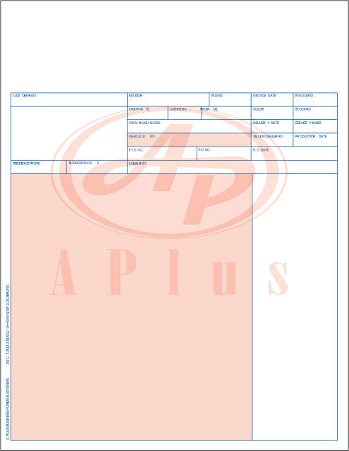 AP-LCS-SER-INV • Laser Service Invoice
