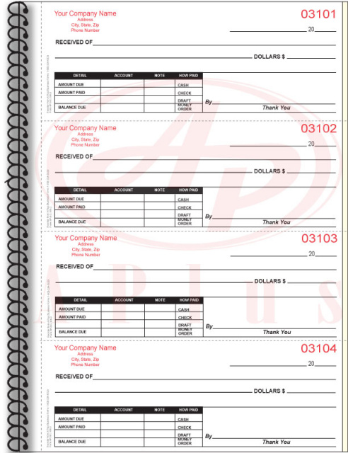 cash invoices
