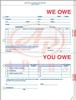 AP-SA-1506-UO • Stock We Owe/You Owe Forms • Quantity 100