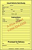 AP-UVGR • Used Vehicle Get Ready Form • Quantity 500