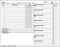 AP-LWO-BW • Laser Repair Order Backer