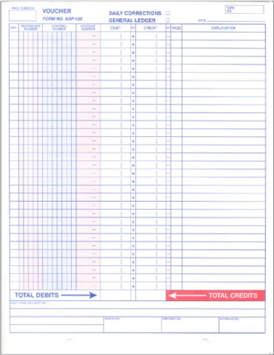 ADP-150 • General Journal Voucher