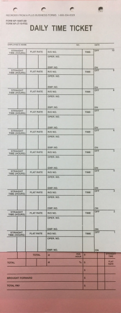 AP-1508T-AB • Time Ticket