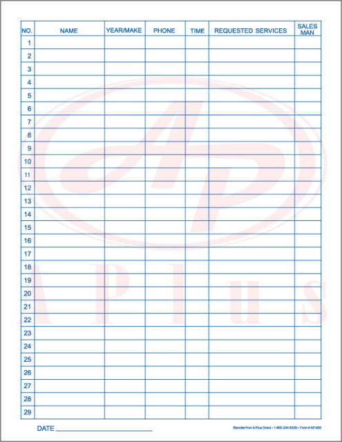 AP-650 • Service Appointments