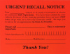 AP-RT-6 • Urgent Recall N